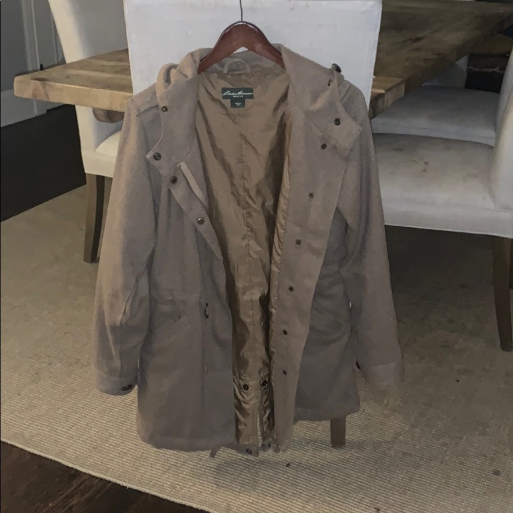 Eddie Bauer brown coat